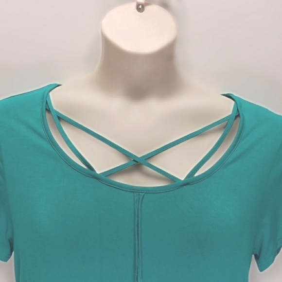 Terre Bleue Strappy Tunic Top - Picture 3 of 5